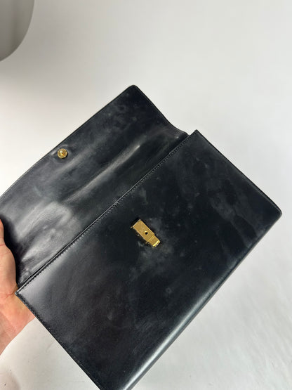 Vintage Givenchy Leather Handbag Black