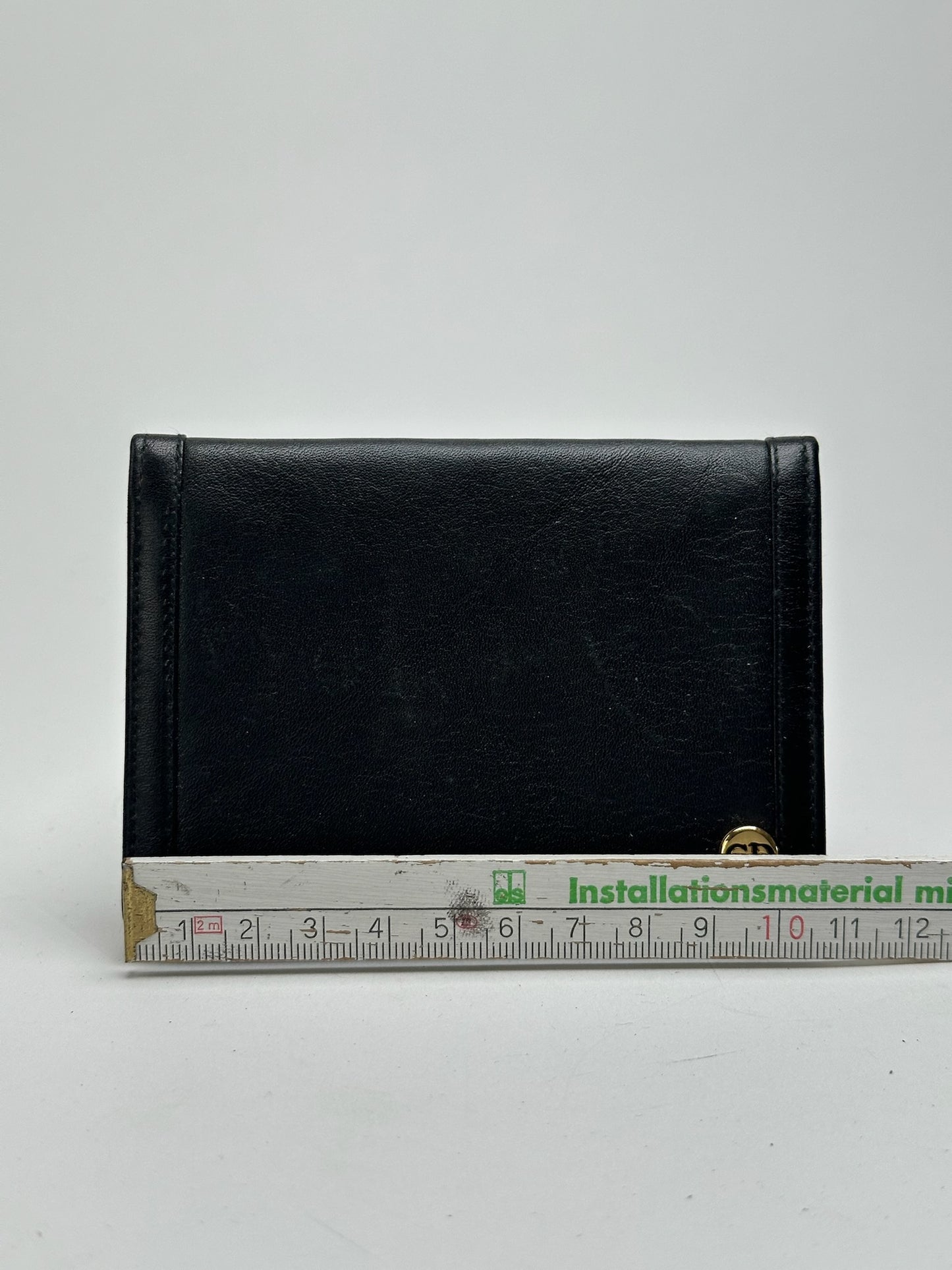Vintage Dior leather card holder black
