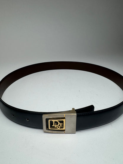 Vintage Dior Leather belt brown