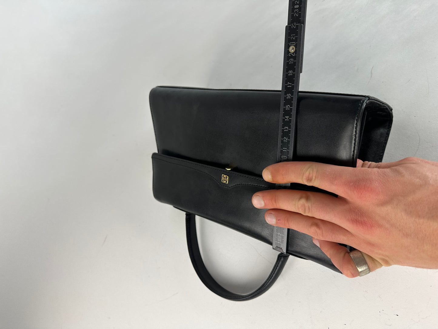 Vintage Givenchy Leather Handbag Black