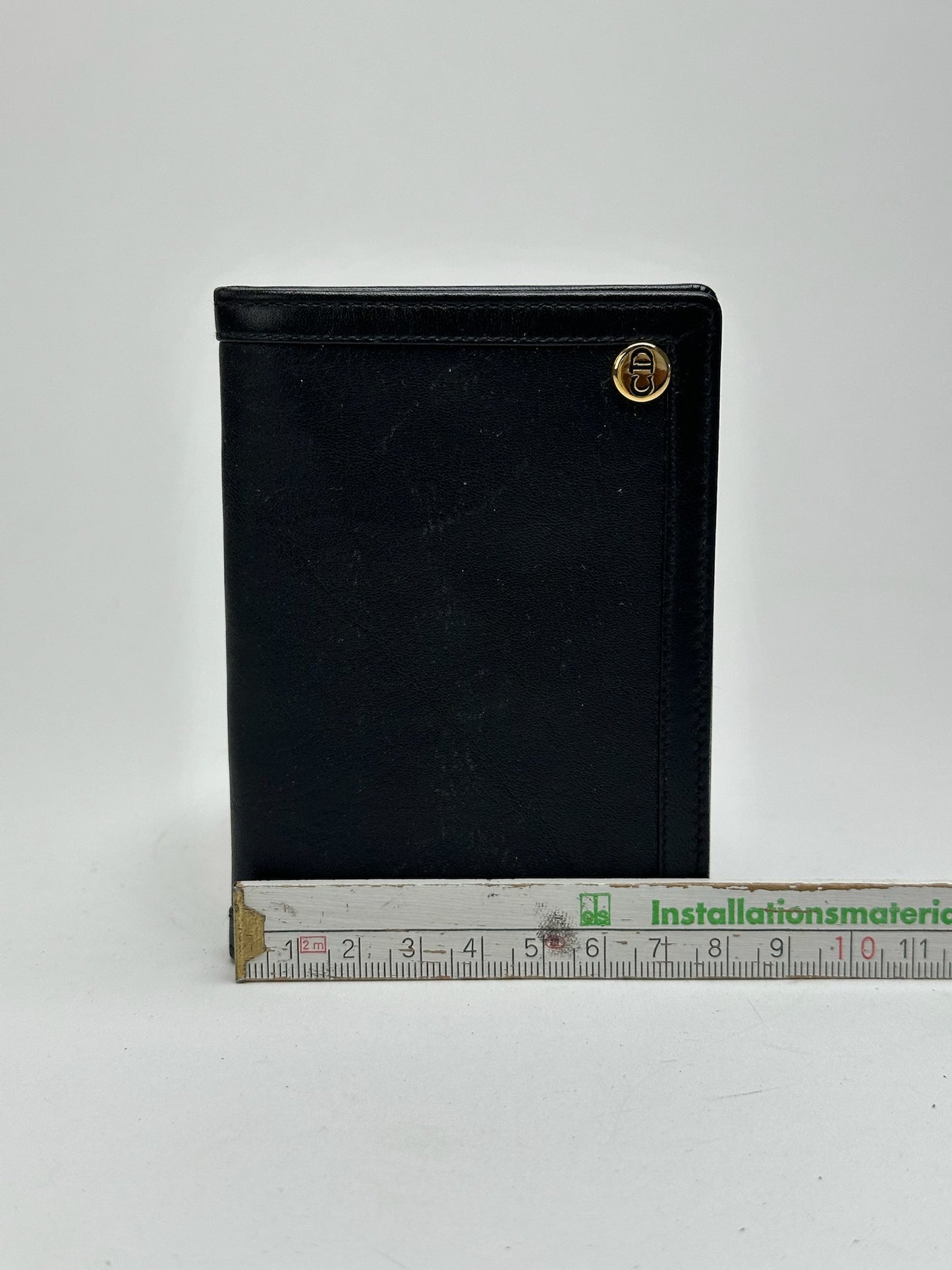 Vintage Dior leather card holder black
