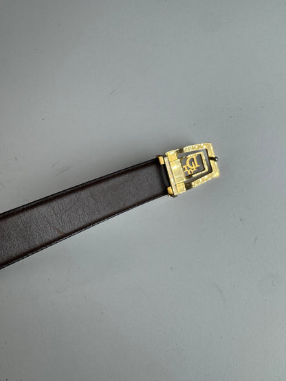 Vintage Dior Leather belt brown