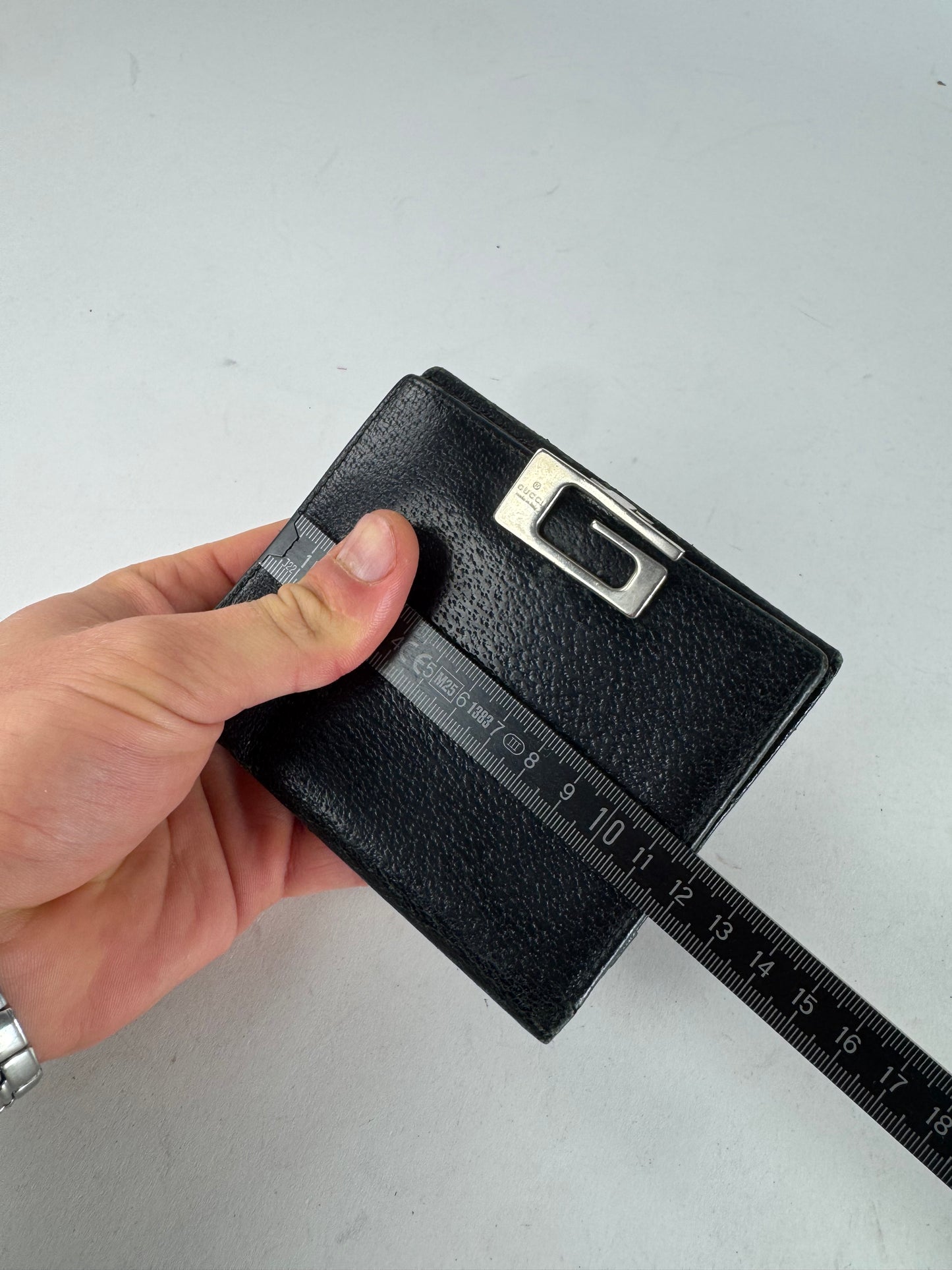 Vintage Gucci Leather Wallet Black