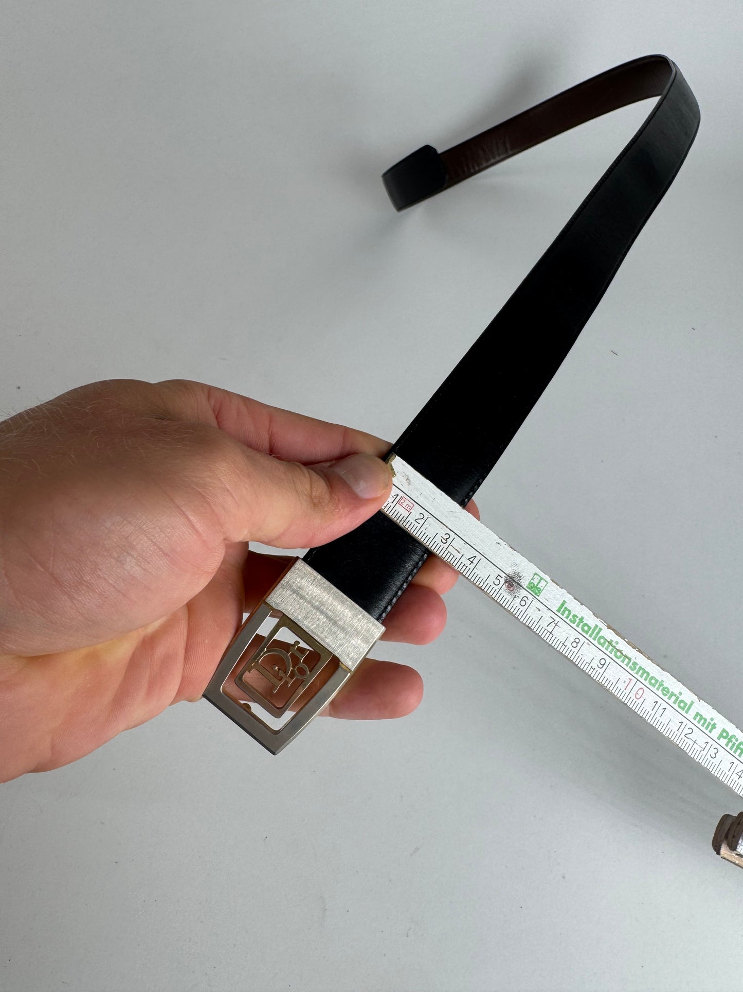 Vintage Dior Leather belt brown