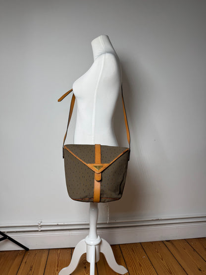 Sac vintage Yves Saint Laurent marron gris Marron