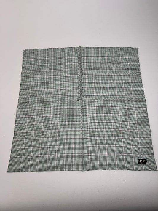 Vintage Celine Checked scarf grey white