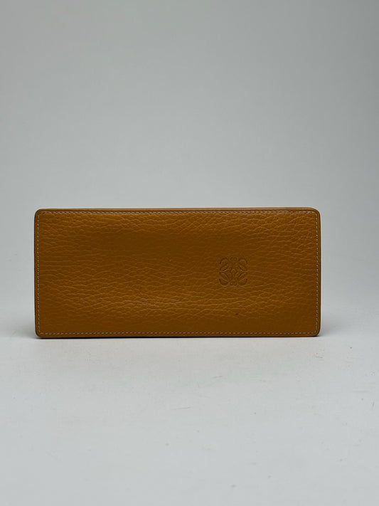 Vintage Loewe Leather case yellow