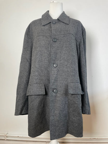 Vintage Givenchy Wool Coat Grey