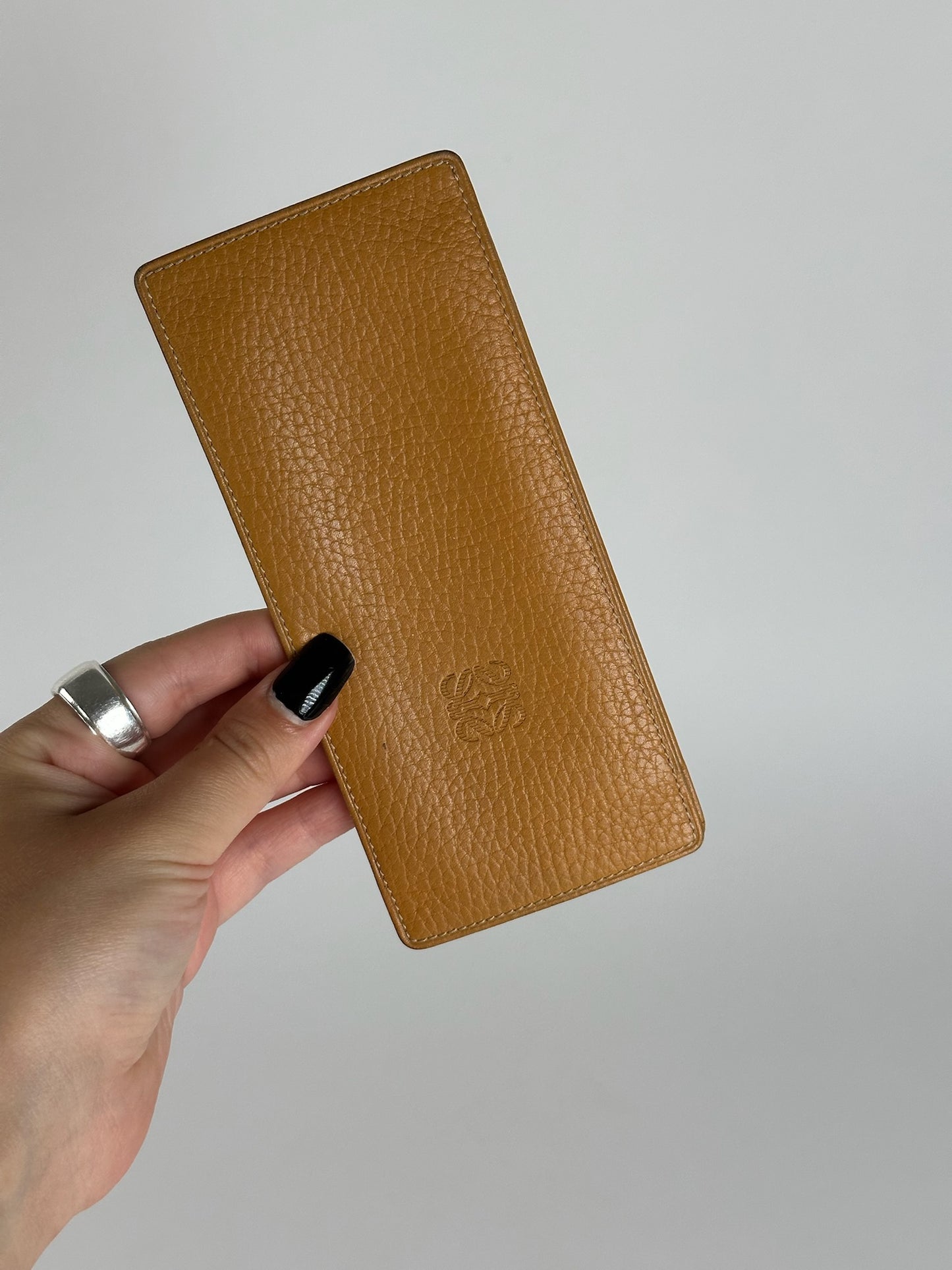 Vintage Loewe Leather case yellow