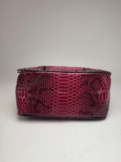 Vintage Vivienne Westwood Crocodile Emblossed Handbag Purple