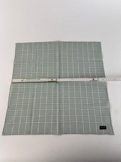 Vintage Celine Checked scarf grey white