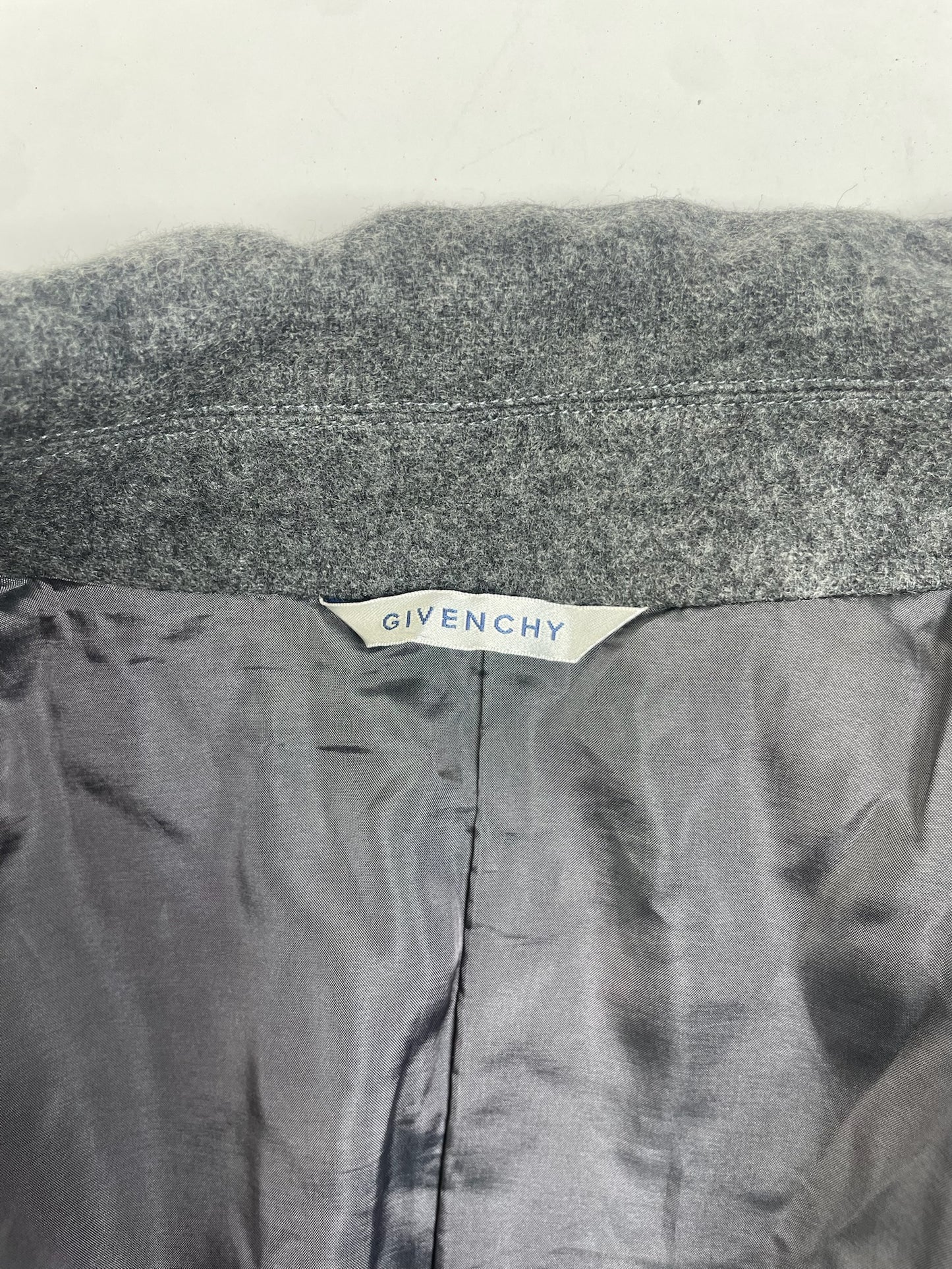 Vintage Givenchy Wool Coat Grey