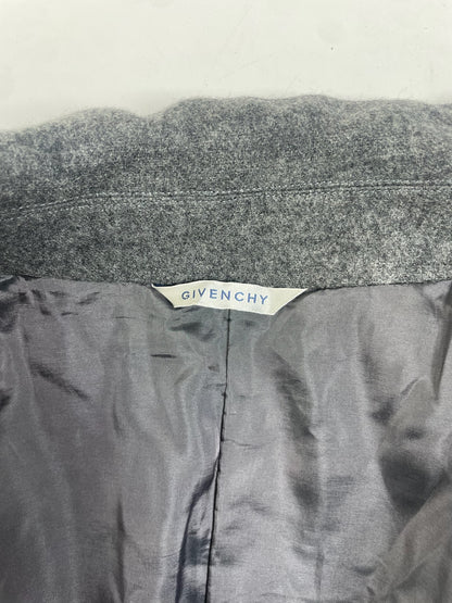Vintage Givenchy Wool Coat Grey