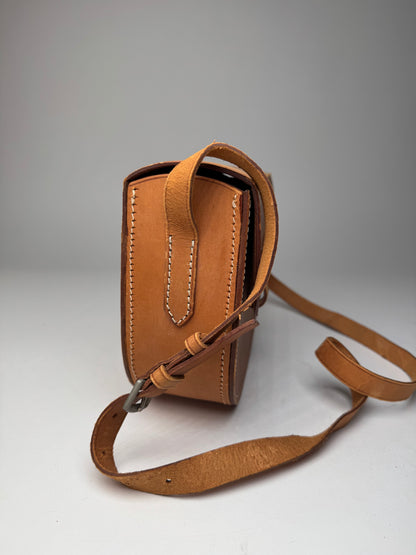 Vintage Courreges Leather Bag brown