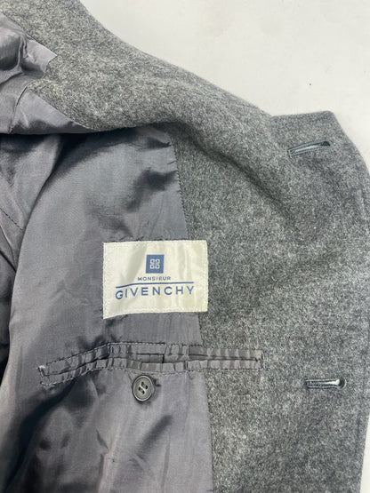 Vintage Givenchy Wool Coat Grey