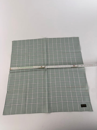 Vintage Celine Checked scarf grey white