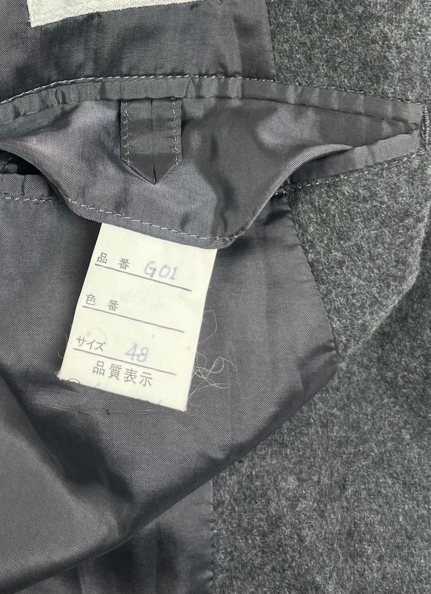 Vintage Givenchy Wool Coat Grey