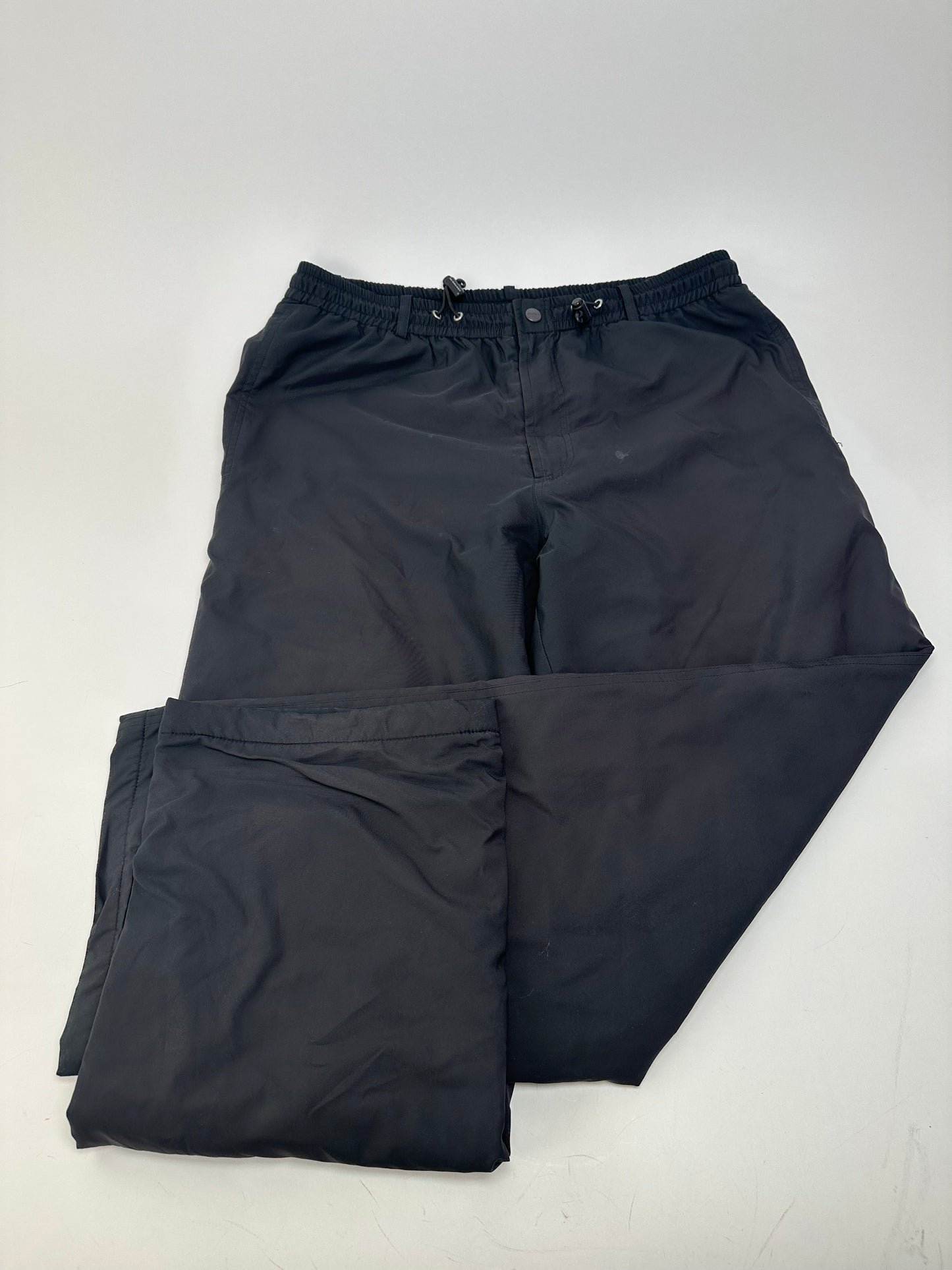 Vintage Burberry Nova Check Trim Trackpants Black 38/M