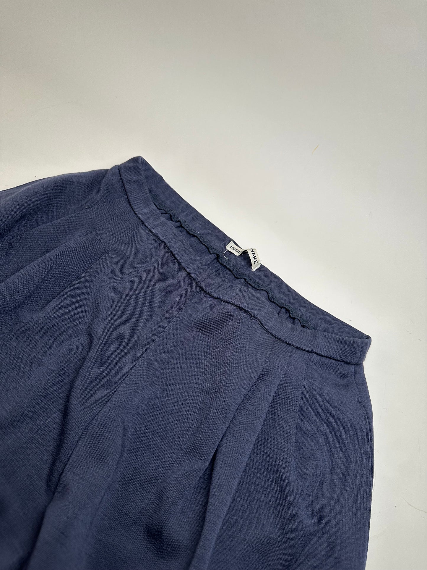 Vintage Issey Miyake Pleated Trousers Navy S