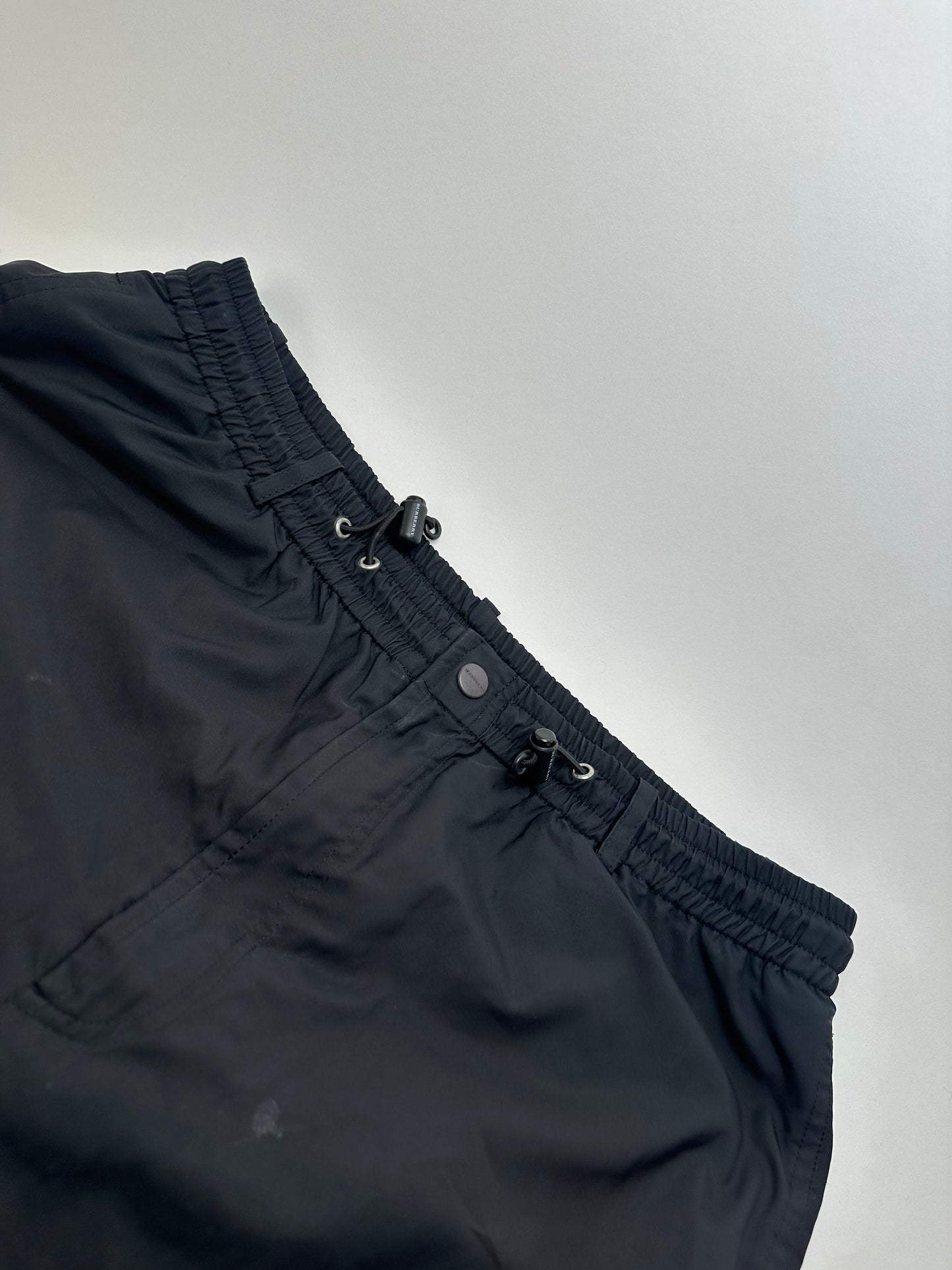 Vintage Burberry Nova Check Trim Trackpants Black 38/M