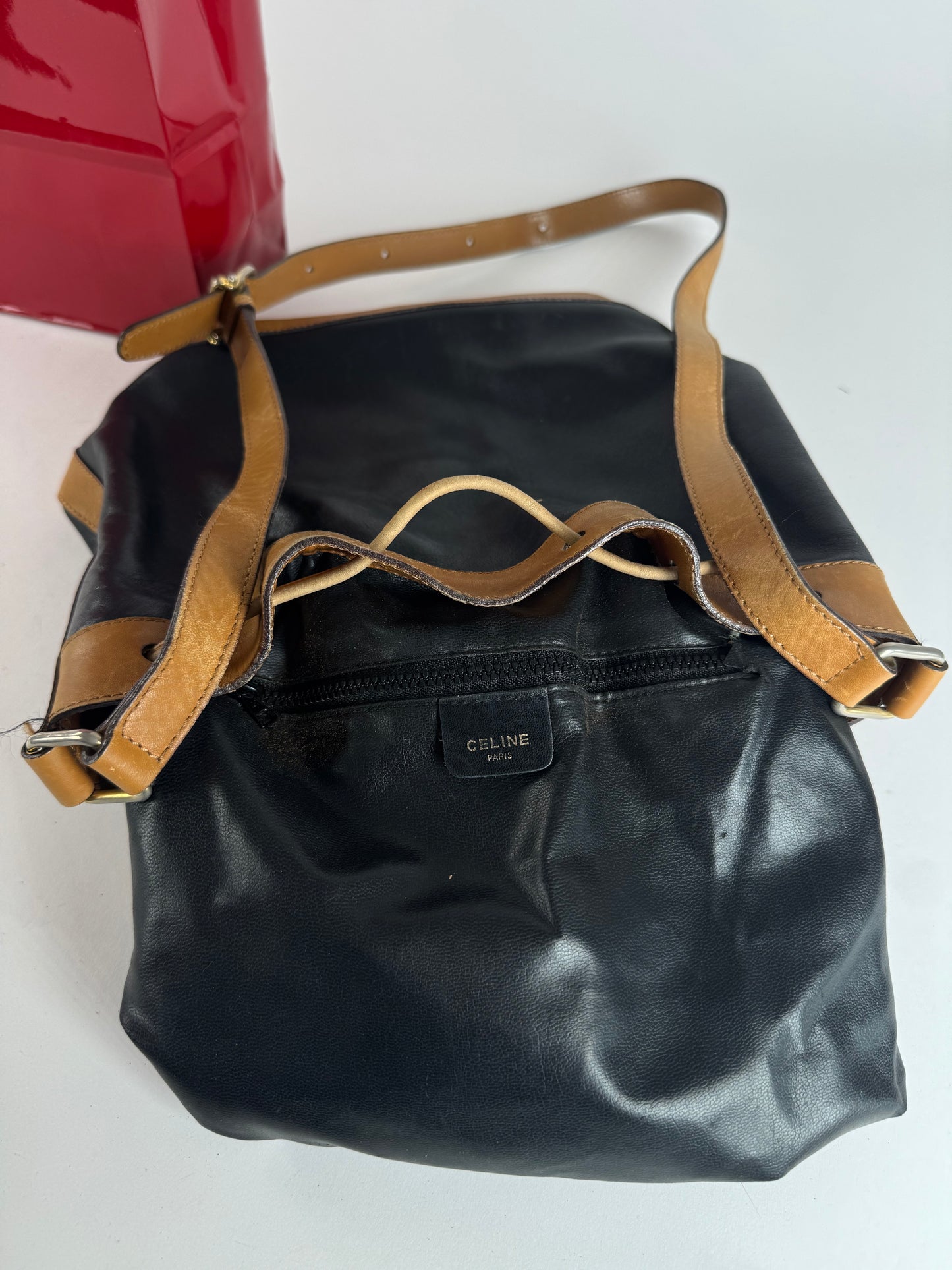 Sac Seau Céline Vintage Noir Marron