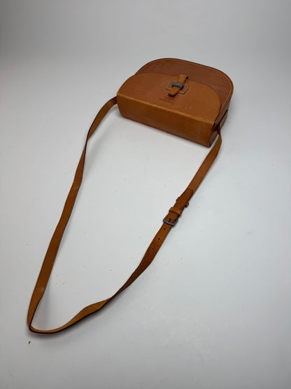 Vintage Courreges Leather Bag brown