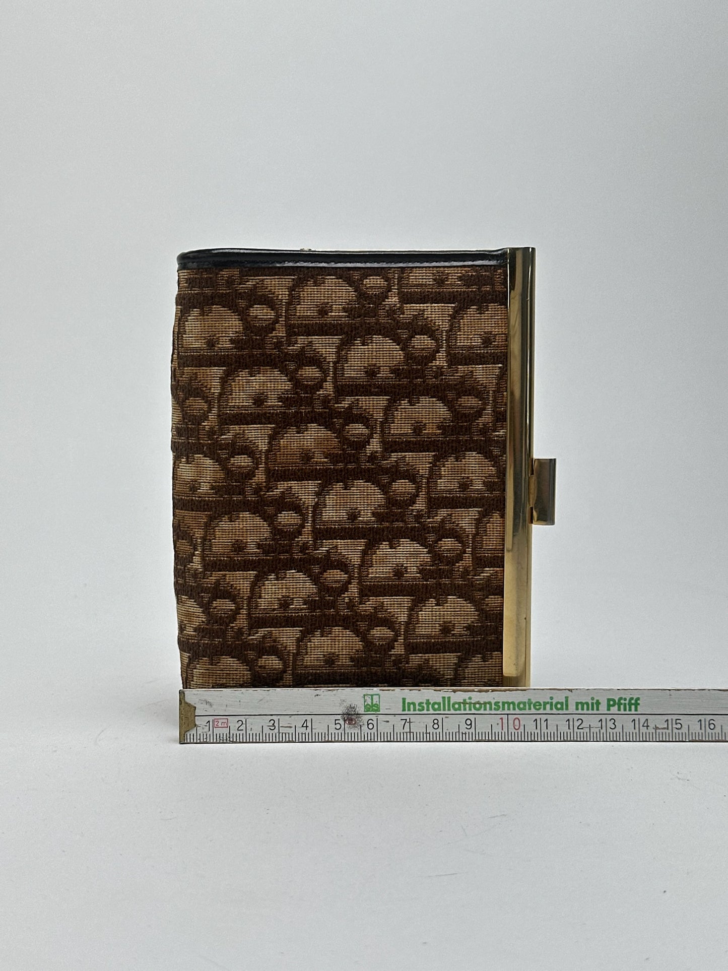 Vintage Dior Oblique Monogram Card holder beige brown