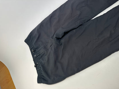 Vintage Burberry Nova Check Trim Trackpants Black 38/M