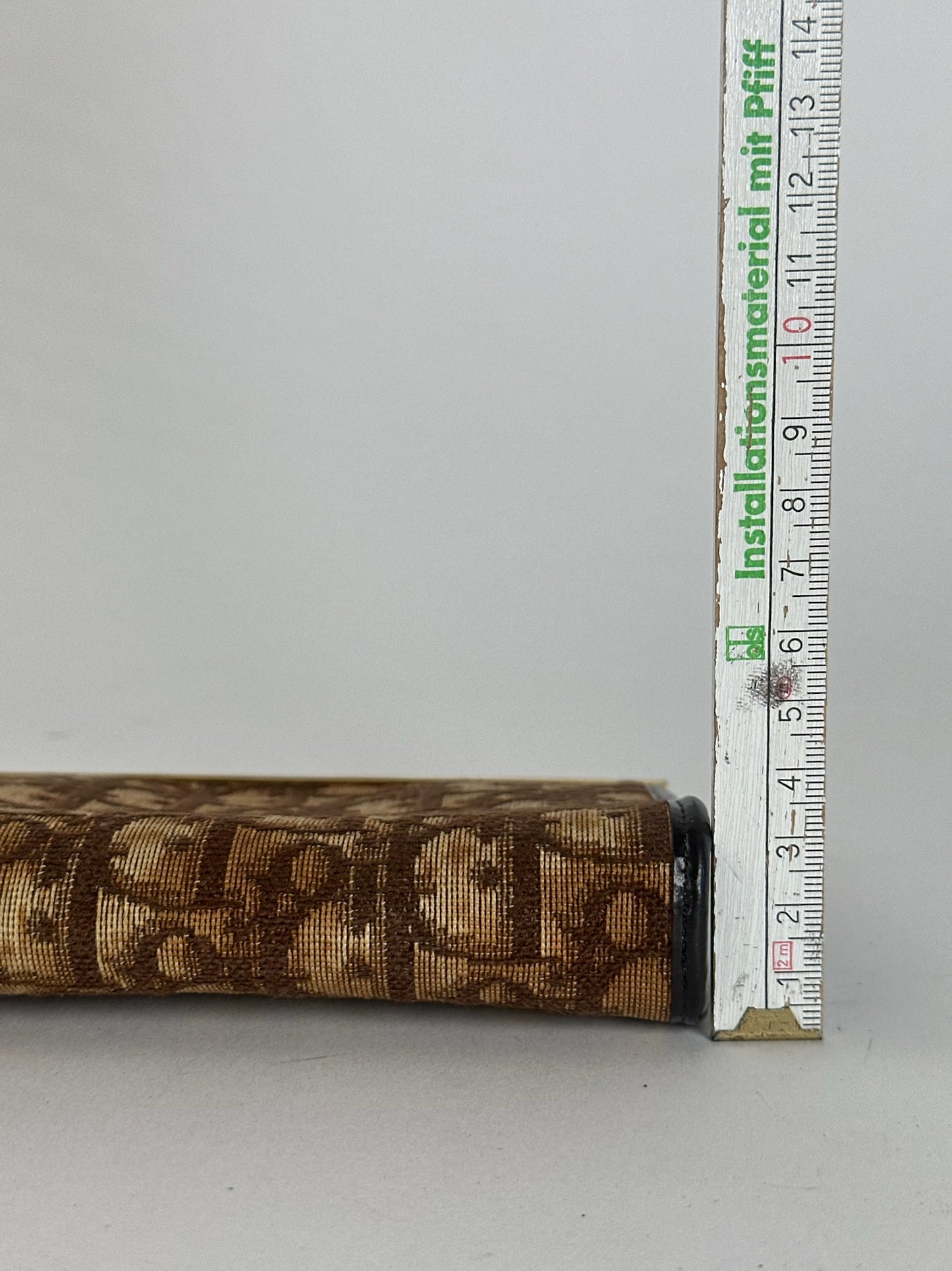 Vintage Dior Oblique Monogram Card holder beige brown