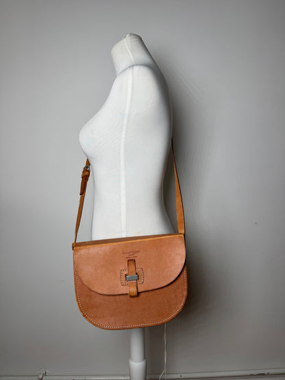 Vintage Courreges Leather Bag brown