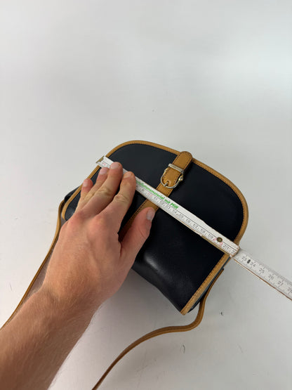 Vintage Celine Paris Crossbody / Shoulder Bag Brown Black