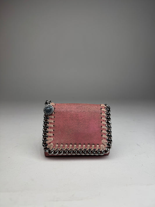 Vintage Stella Mc Cartney Falabella Vegan Leather Wallet Pink