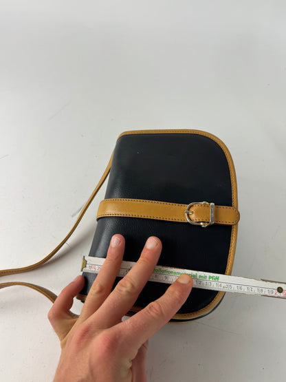 Vintage Celine Paris Crossbody / Shoulder Bag Brown Black