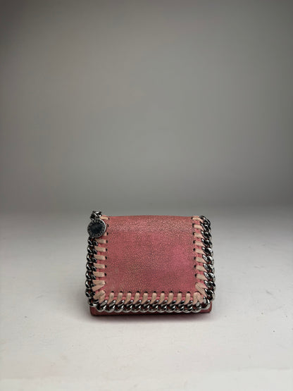 Vintage Stella Mc Cartney Falabella Vegan Leather Wallet Pink
