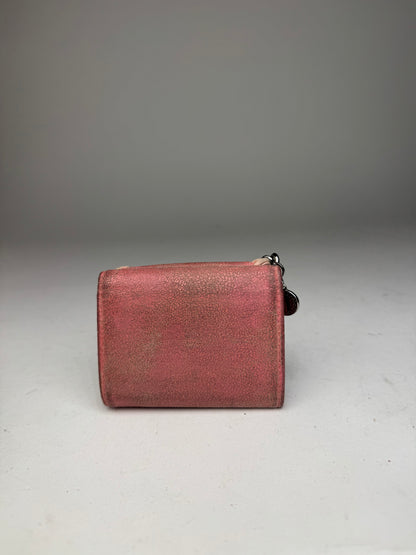 Vintage Stella Mc Cartney Falabella Vegan Leather Wallet Pink