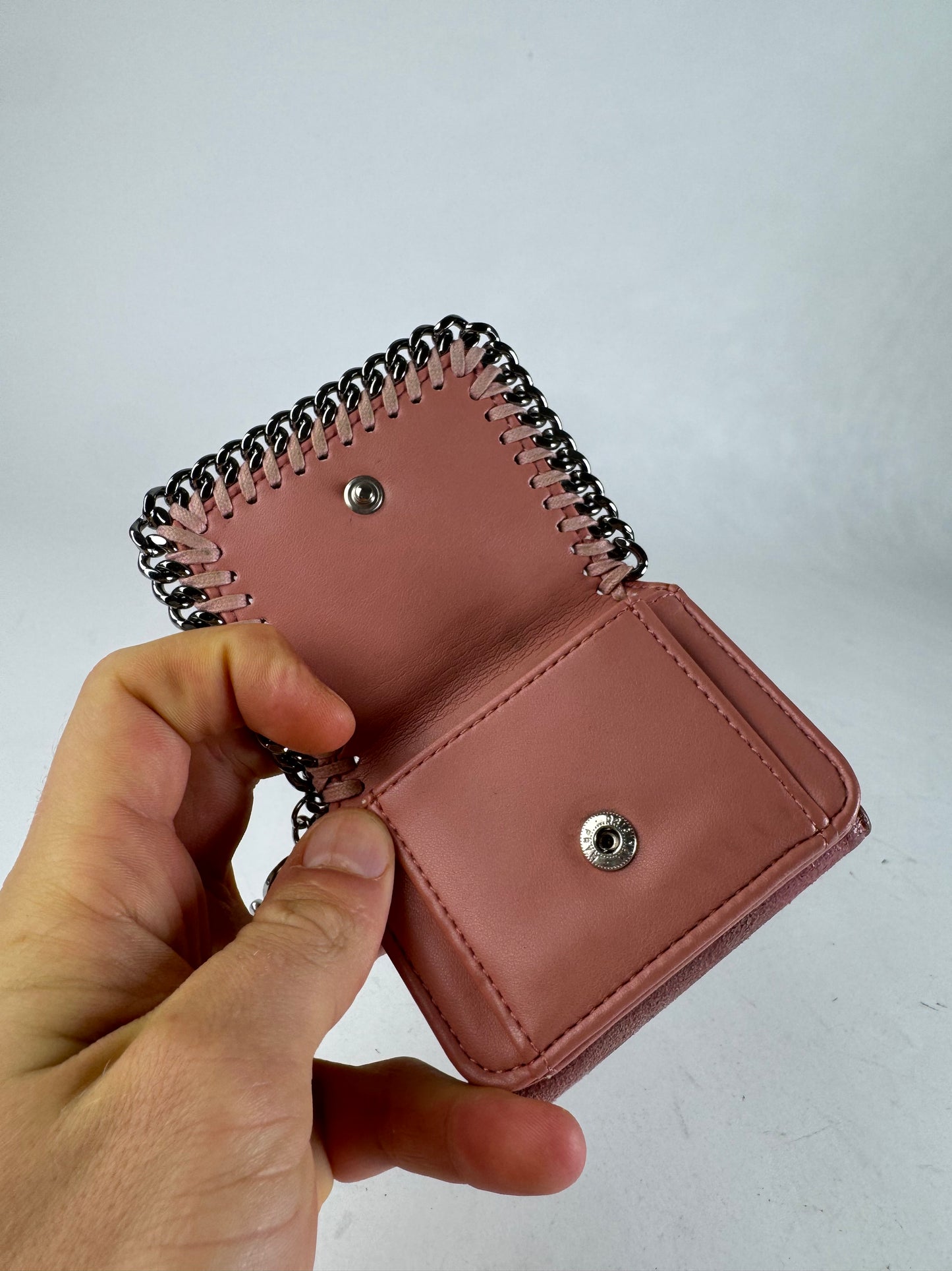 Vintage Stella Mc Cartney Falabella Vegan Leather Wallet Pink