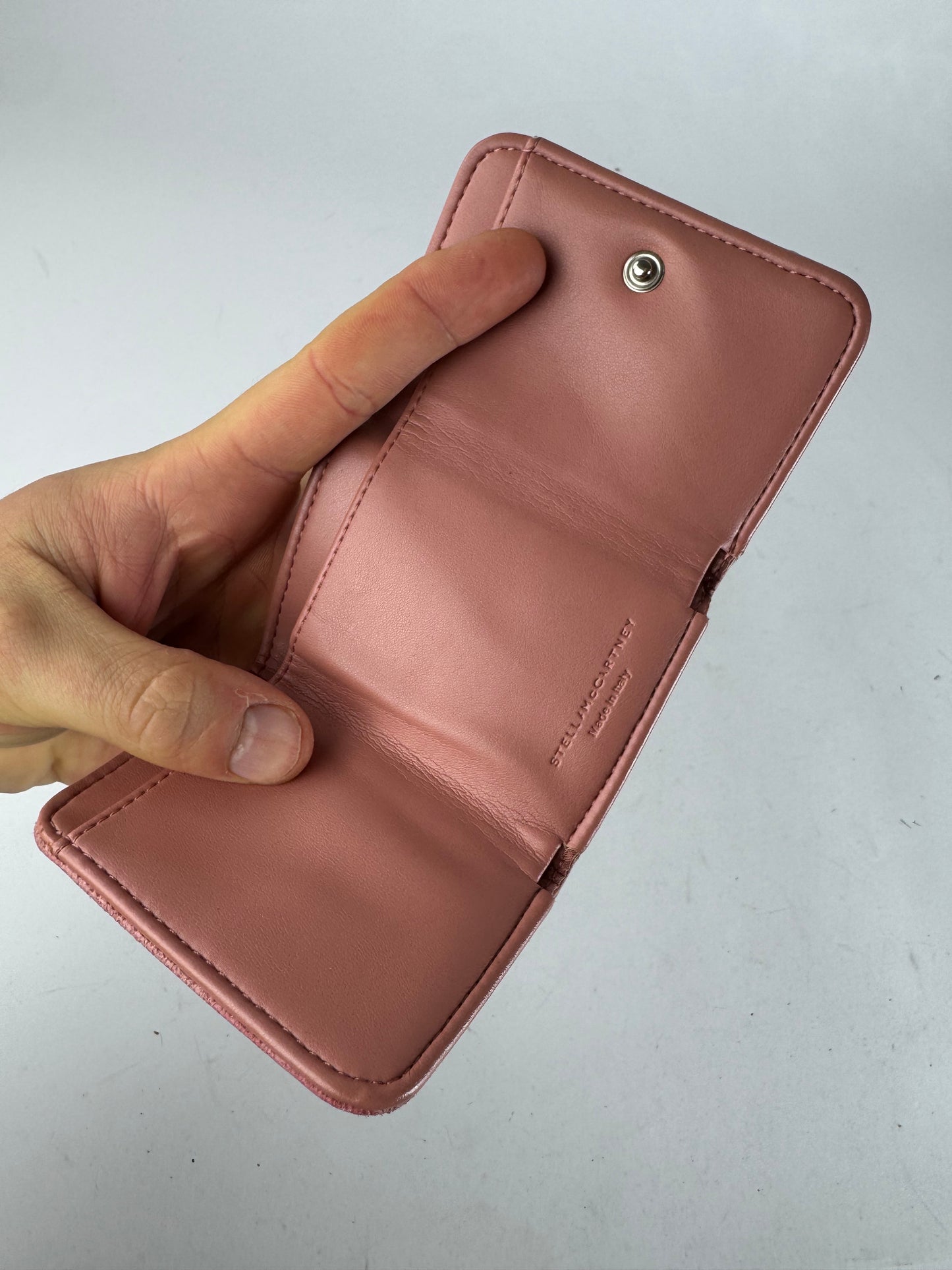 Vintage Stella Mc Cartney Falabella Vegan Leather Wallet Pink