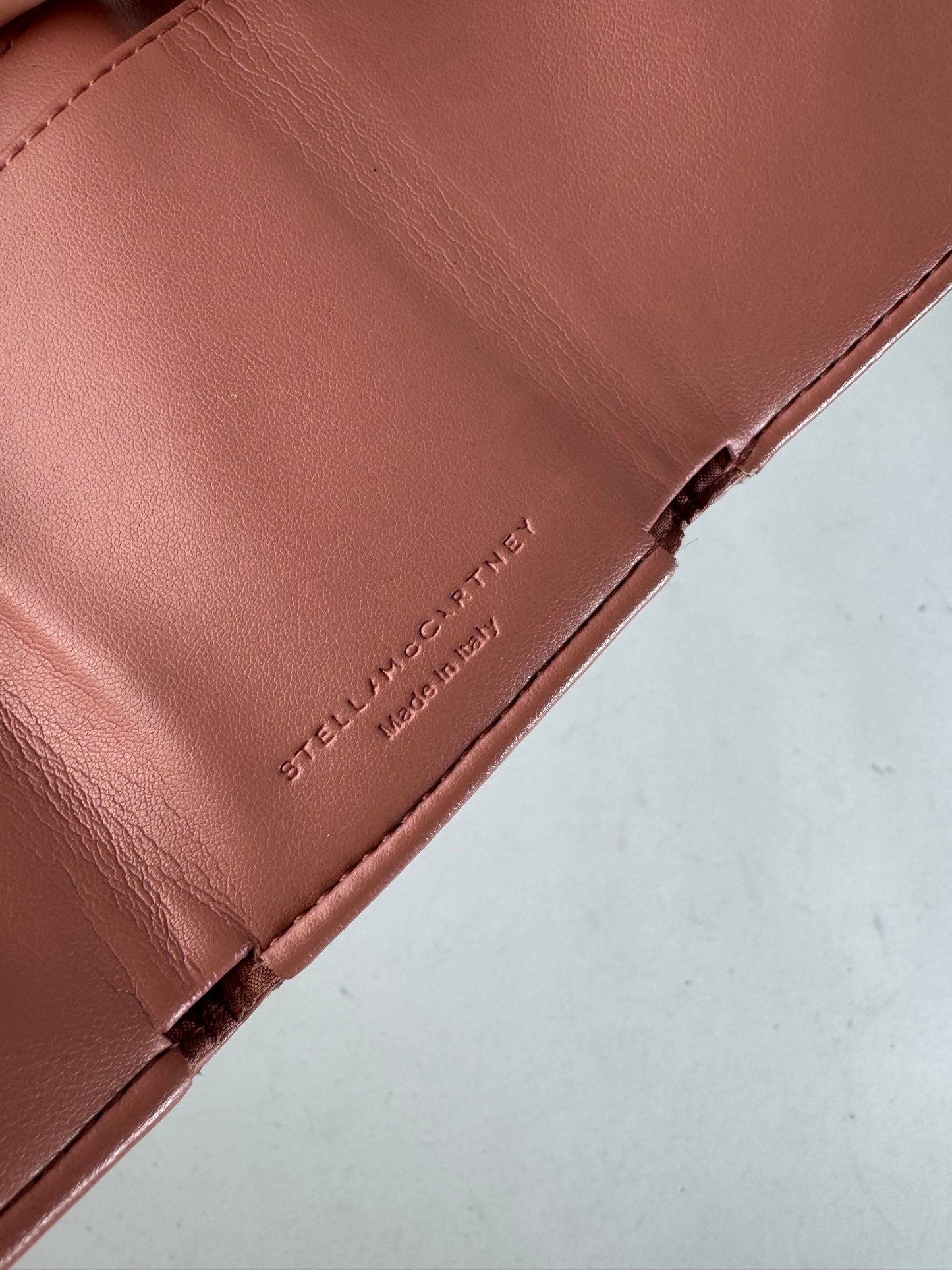 Vintage Stella Mc Cartney Falabella Vegan Leather Wallet Pink