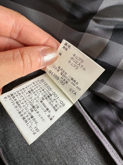 Vintage Burberry Wool Blend Blazer Grey M
