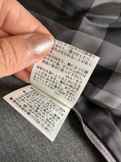 Vintage Burberry Wool Blend Blazer Grey M