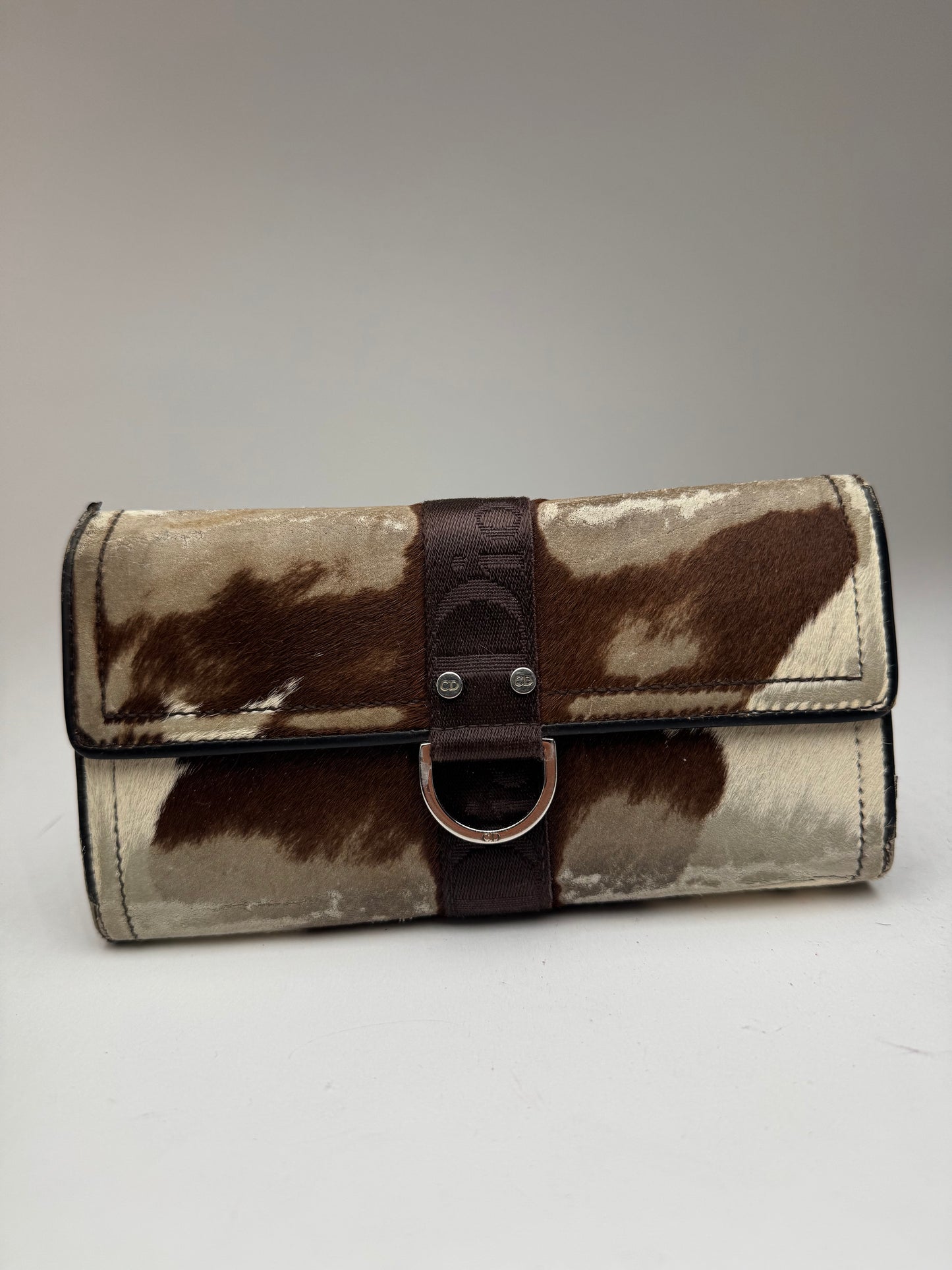 Vintage Dior fur wallet