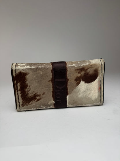 Vintage Dior fur wallet