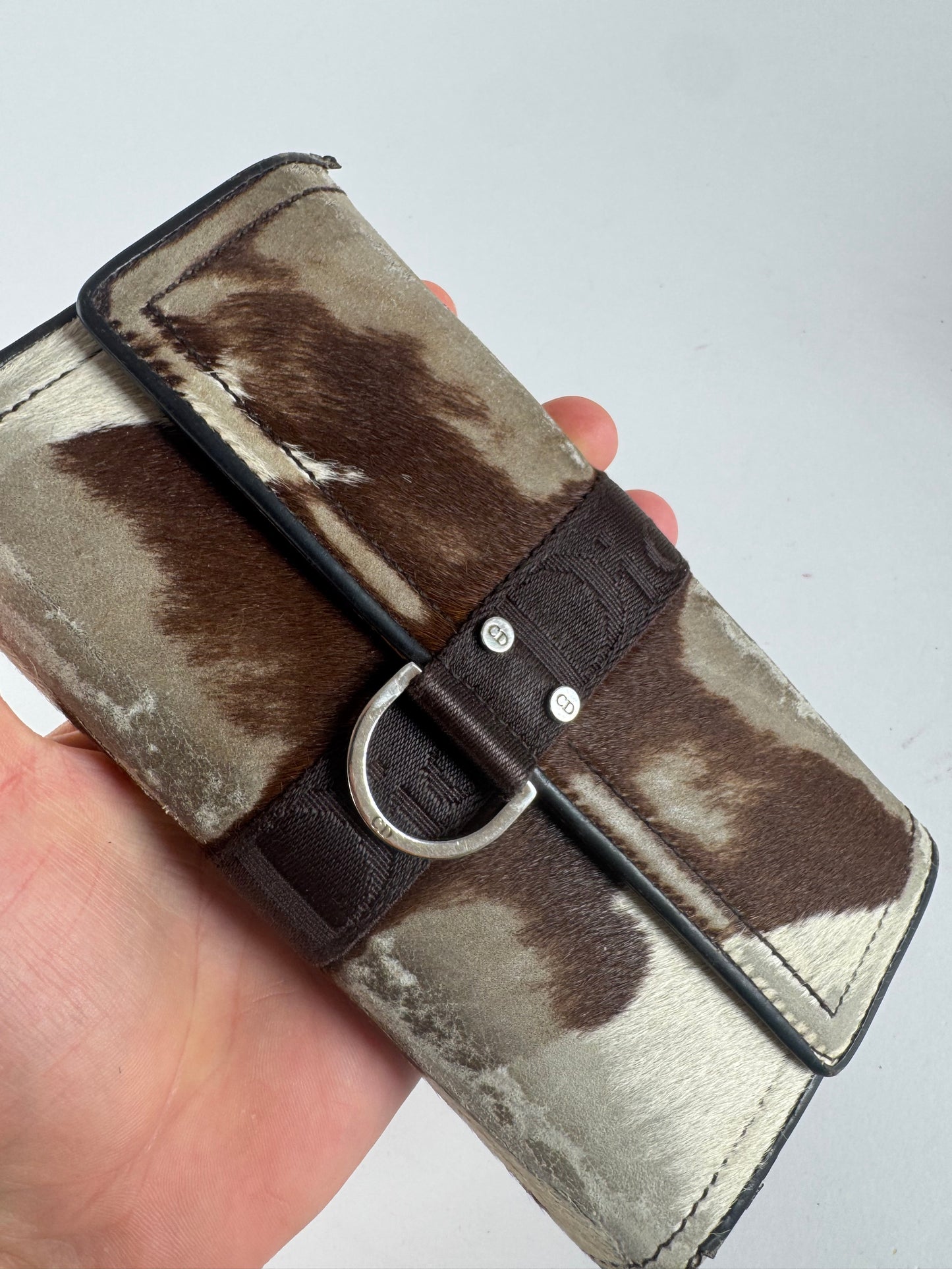 Vintage Dior fur wallet