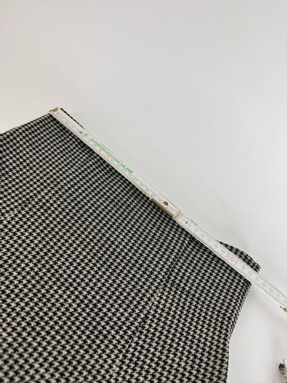 Vintage Comme Des Garçons Wool Skirt Black White