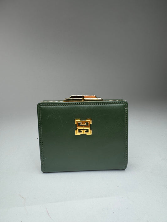 Vintage Givenchy Leather wallet green