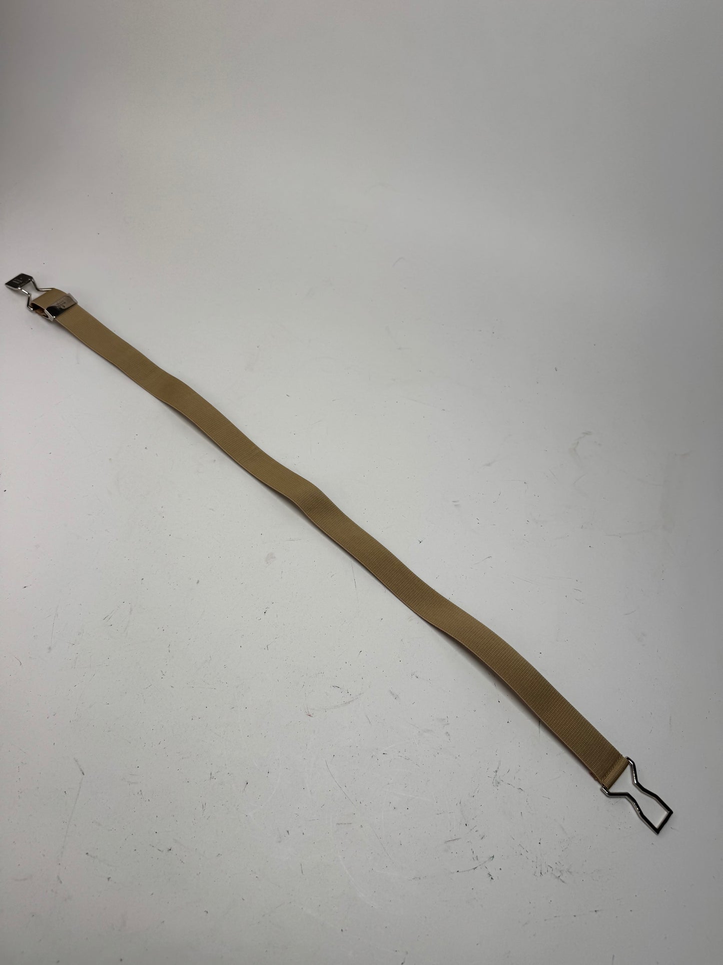 Vintage Gucci Canvas Belt beige Silver