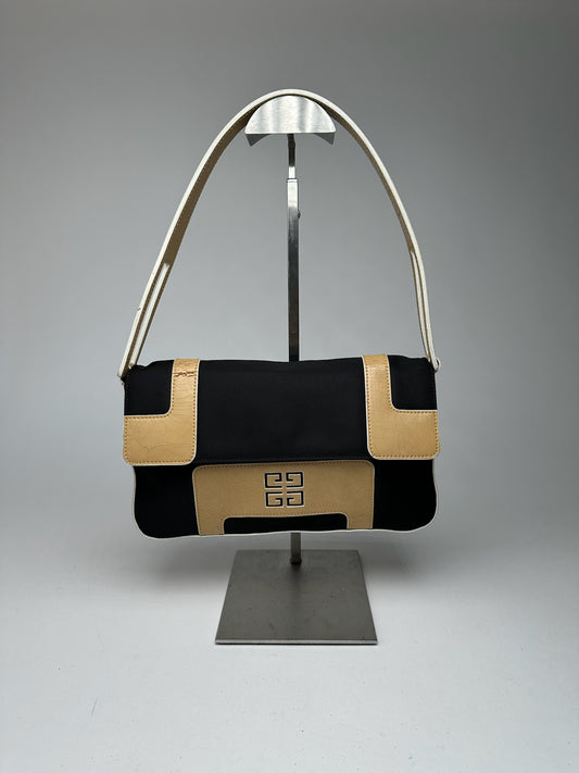 Vintage  Givenchy 4G leather Bag black Brown