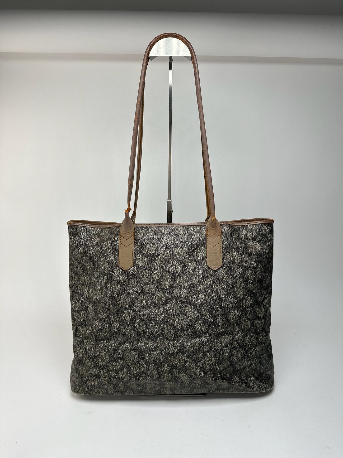 Sac vintage en cuir Yves Saint Laurent marron gris marron
