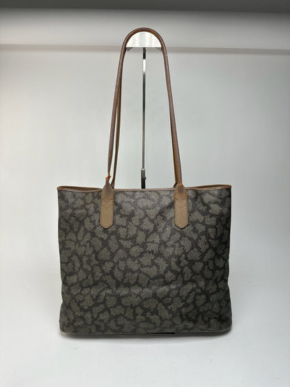 Sac vintage en cuir Yves Saint Laurent marron gris marron