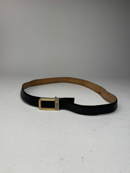 Vintage Dior Leather belt black